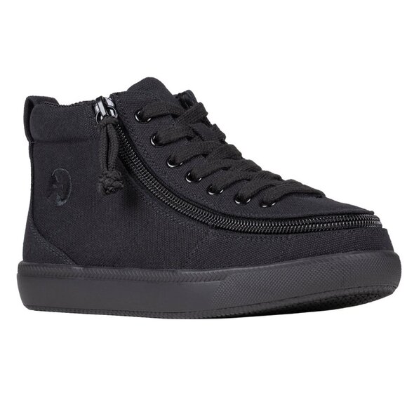 NEW Billy Footwear Mens Sneaker High Top Zip Up Black Adaptive Size 10.5 M KF308 - Picture 2 of 5